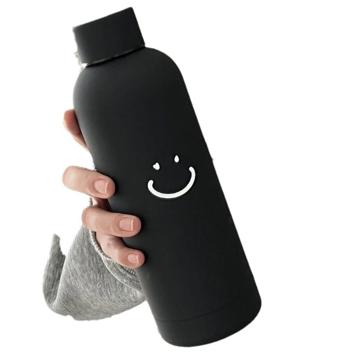 Dame isoleringsflaske med lyst smilendesign Skanto
