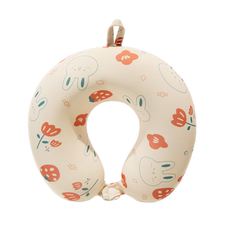 Ergonomisk nakkepute med blomstermotiv Skanto