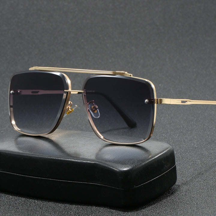 Damer elegant kvadratisk designer solbrille Skanto