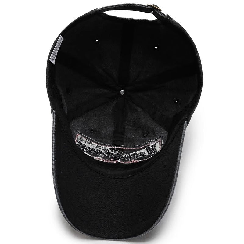 Herre Vintage-inspirert Brodert Casual Caps Skanto