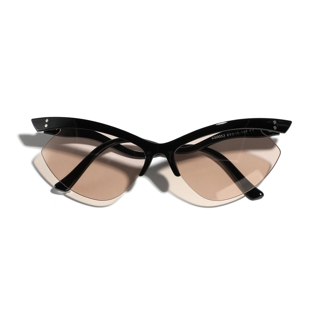 Dame Cat-Eye solbriller med ergonomisk design og UV-beskyttelse Skanto