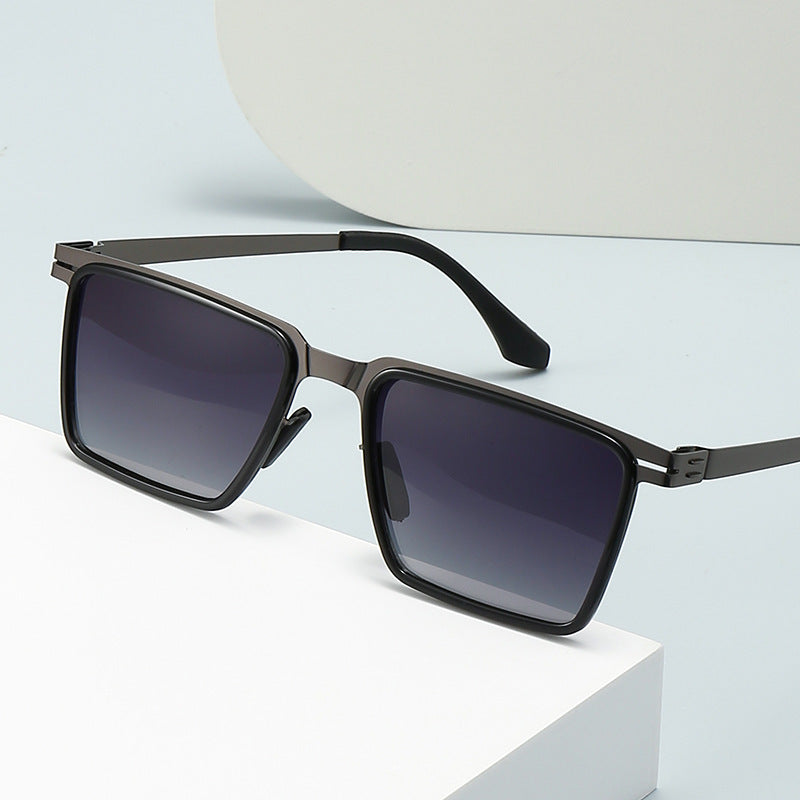 Dame Kvadratisk Designer Solbrille Skanto