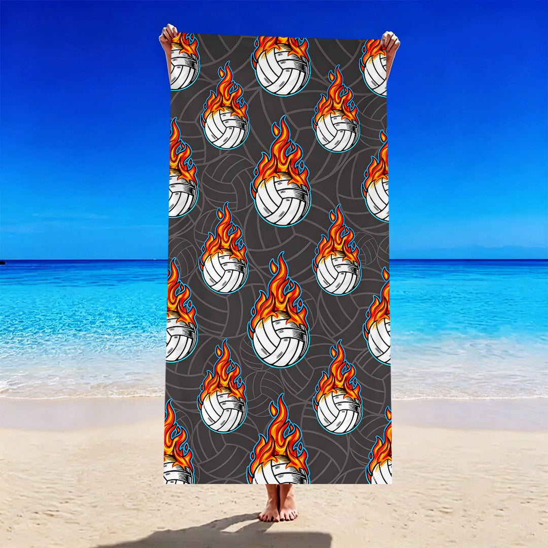 Fotballmotiv strandhåndkle Skanto
