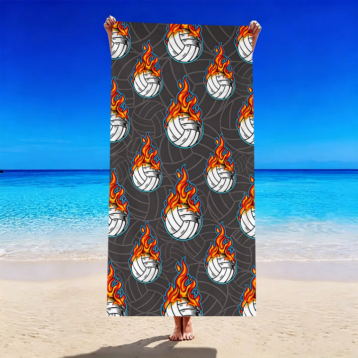 Fotballmotiv strandhåndkle Skanto