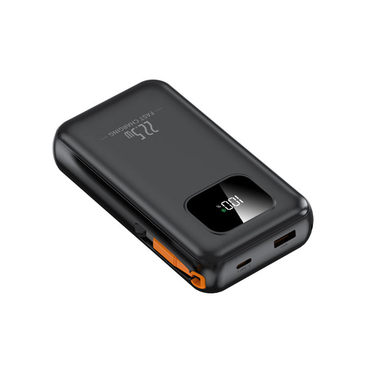 Høyytelses powerbank med intelligent LED-skjerm og hurtiglading funksjon Skanto