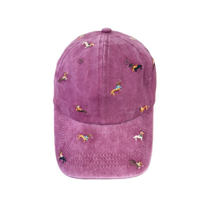 Unisex Brodert Hundetema Baseball Cap Skanto