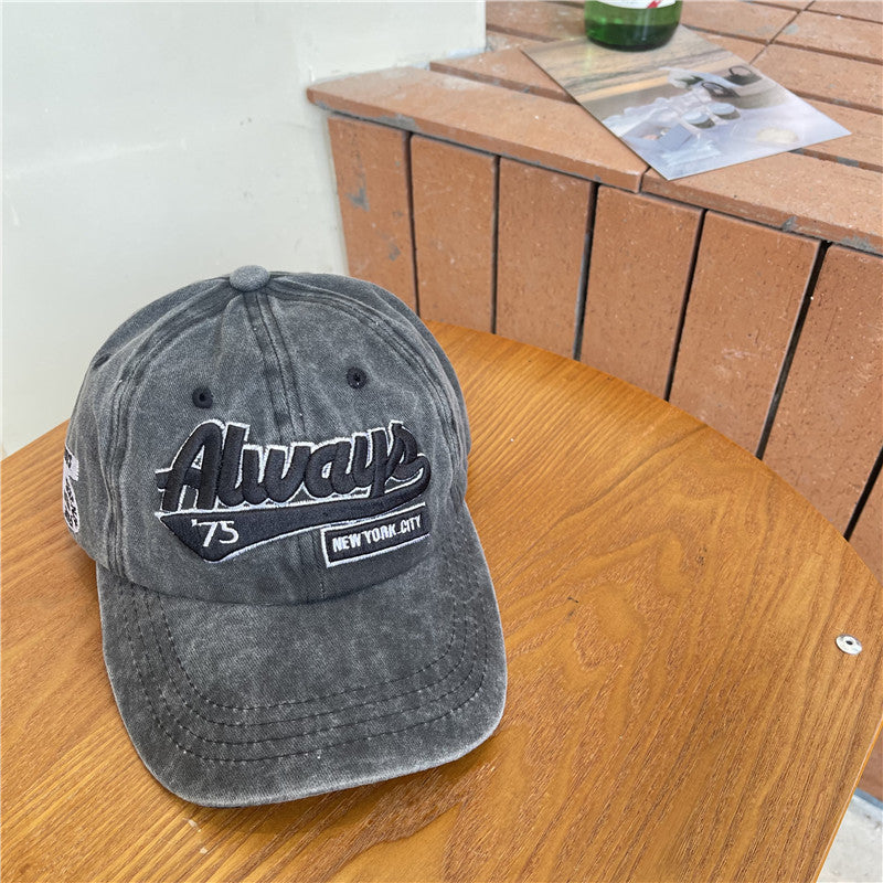 Herre Vintage-inspirert Slitt Bomull Baseball Caps Skanto