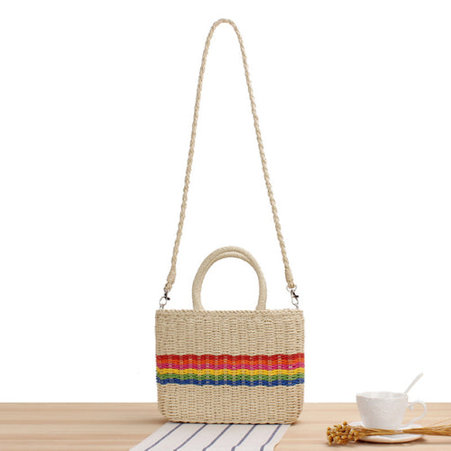 Colorful Basket Bag with Unique Details Skanto