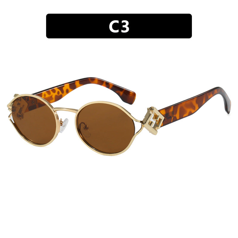 Women's fashion sunglasses with elegant metal frame and UV protection Skanto
