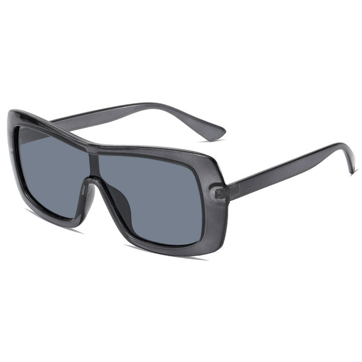 Dame stilige oversized solbriller i futuristisk design Skanto