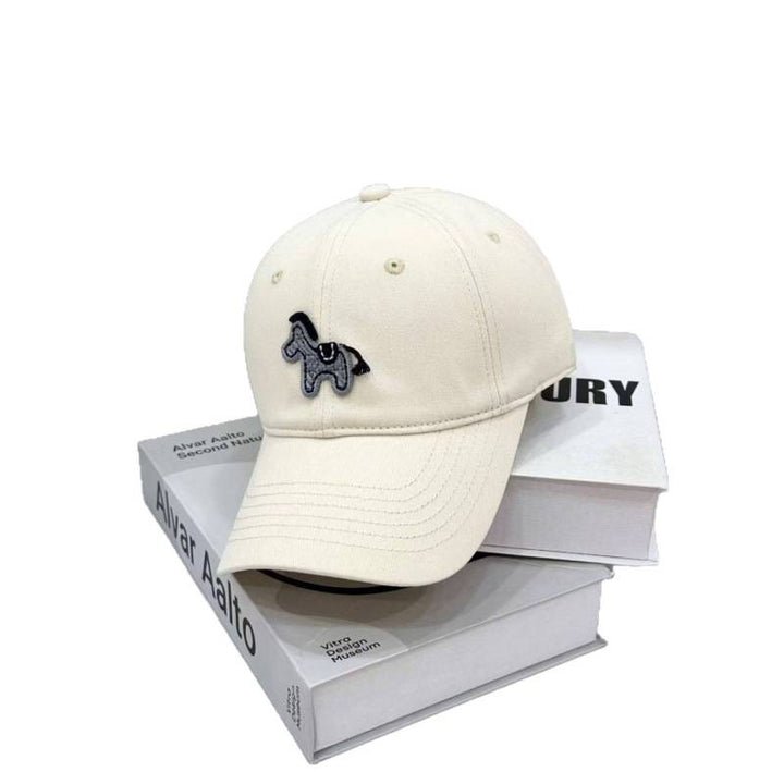 Kvinne Playful Brodert Pony Baseball Caps Skanto