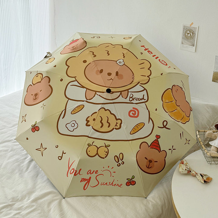 Dame Automatisk paraply med leken design Skanto
