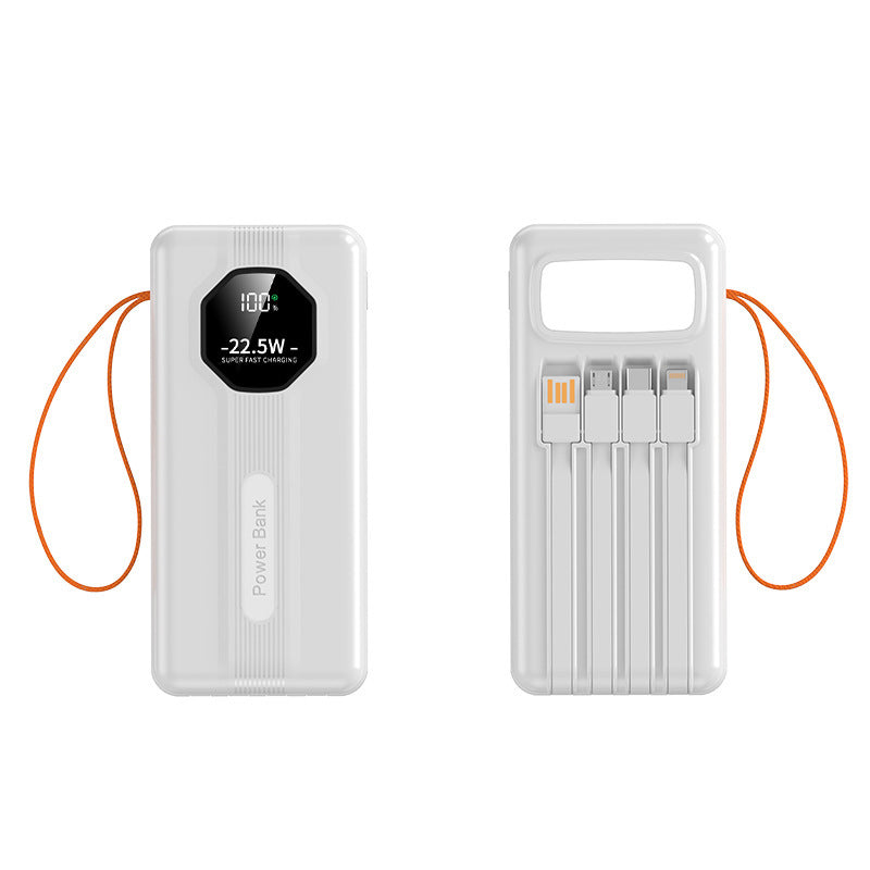 Bærbar Powerbank med multifunksjonell hurtiglade- og overvåkningsteknologi Skanto