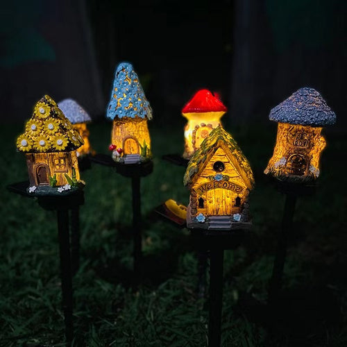 Eventyrlig solkraftet LED fehus hage stake Skanto