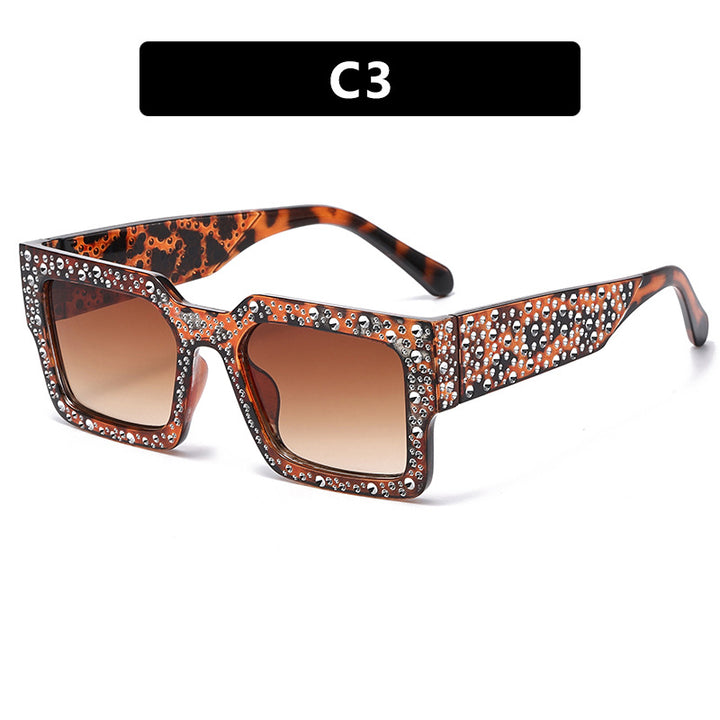 Women's extravagant sunglasses with sparkling accent Skanto