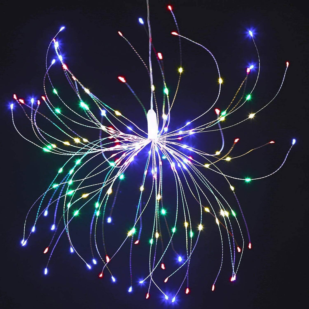 Skanto | Fyrverkeri Lys Dandelion Kobbertråd 120/200 Lys Batteri USB Solcelle LED Dekorativt Lys
