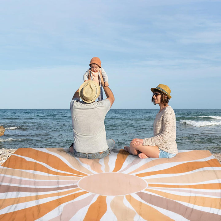 Damer stilige stranddekken med UV-beskyttelse Skanto