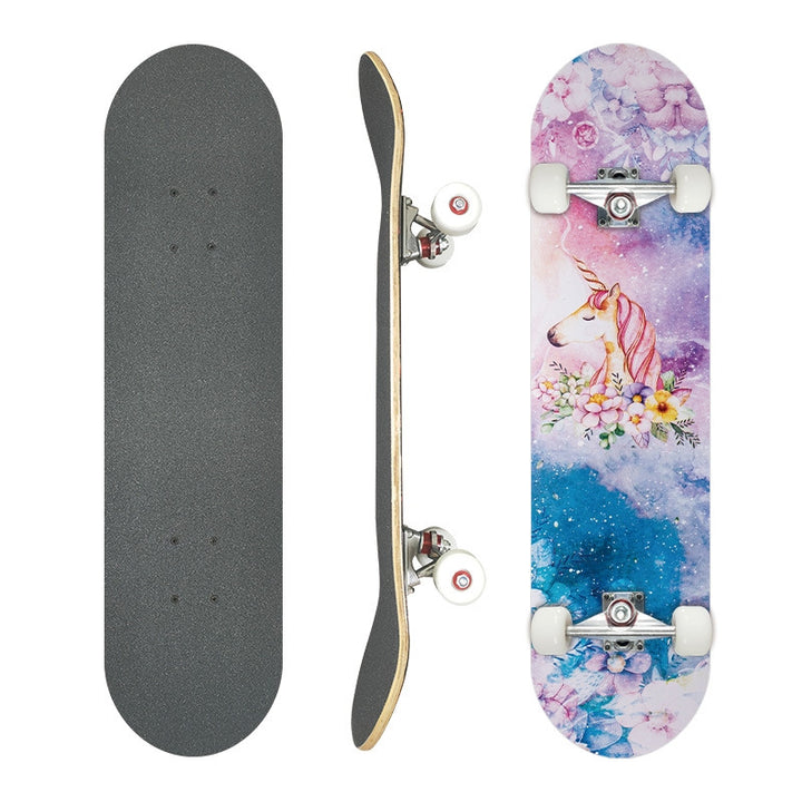 Grafisk Kunstnerisk Skateboard Skanto