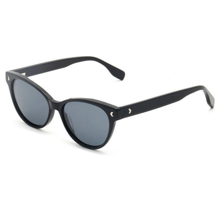 Dame Cat-Eye solbriller med stilrent design og UV-beskyttelse Skanto