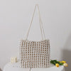 Handmade Cotton Bag with Decorative Net Design Skanto