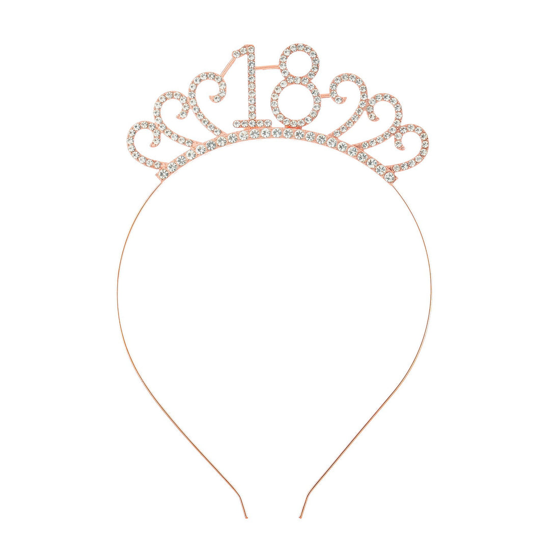Dame Krystalltiara med personlig designet tallmotiv Skanto