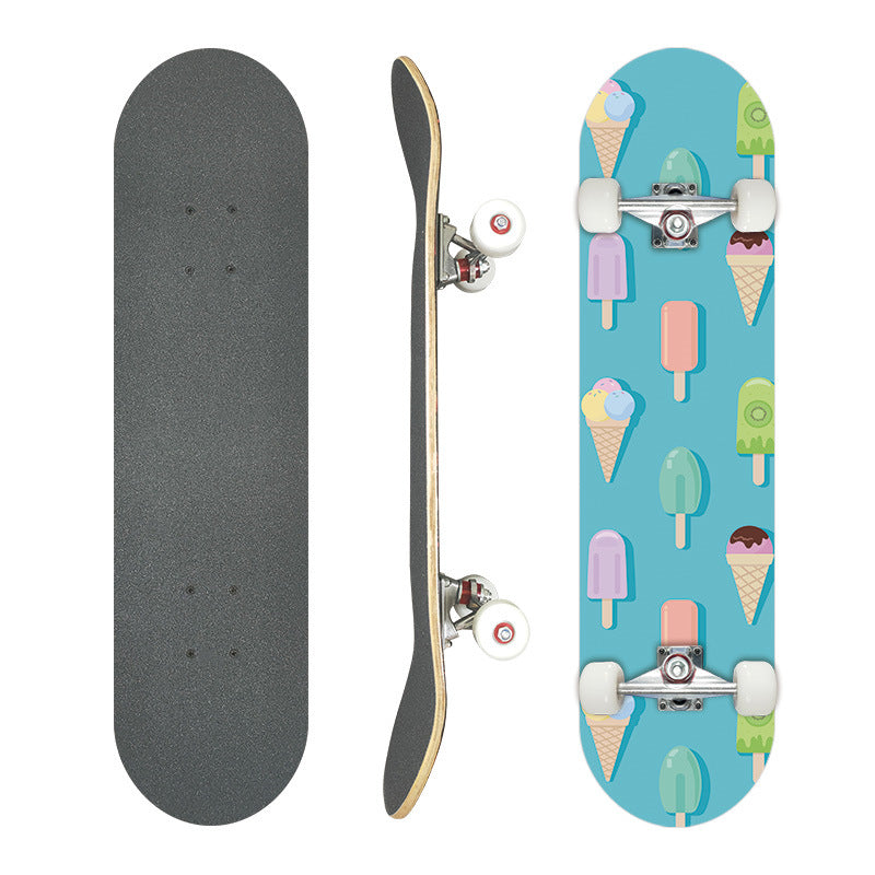 Grafisk Kunstnerisk Skateboard Skanto