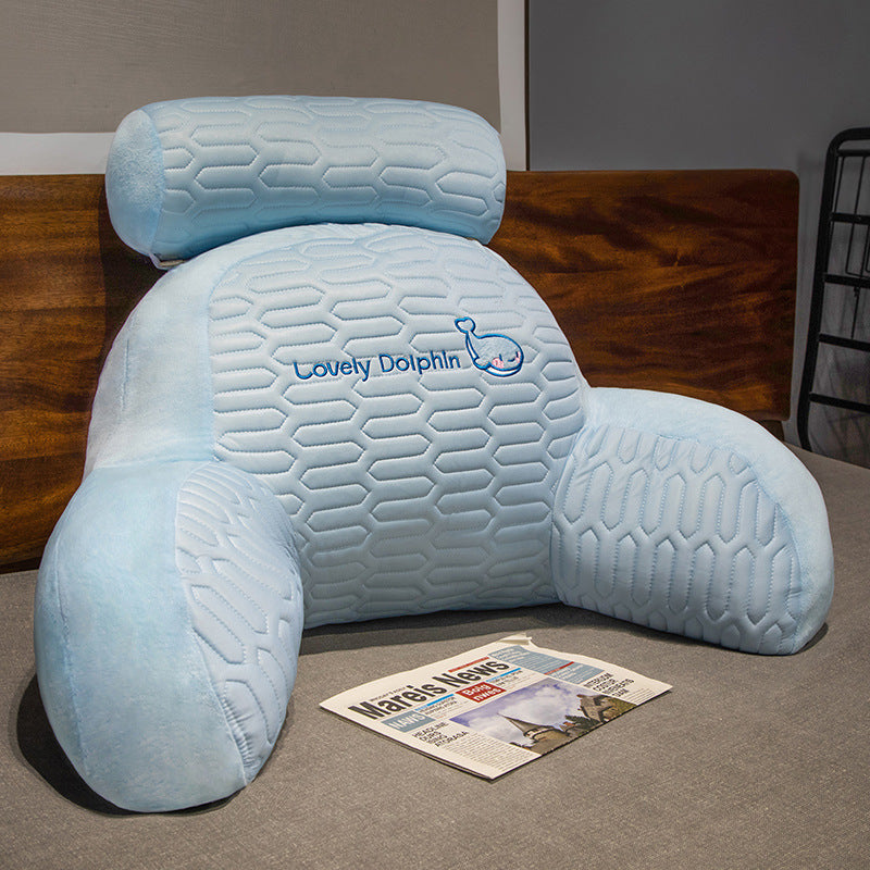 Plush ryggstøttepute med toastdesign Skanto