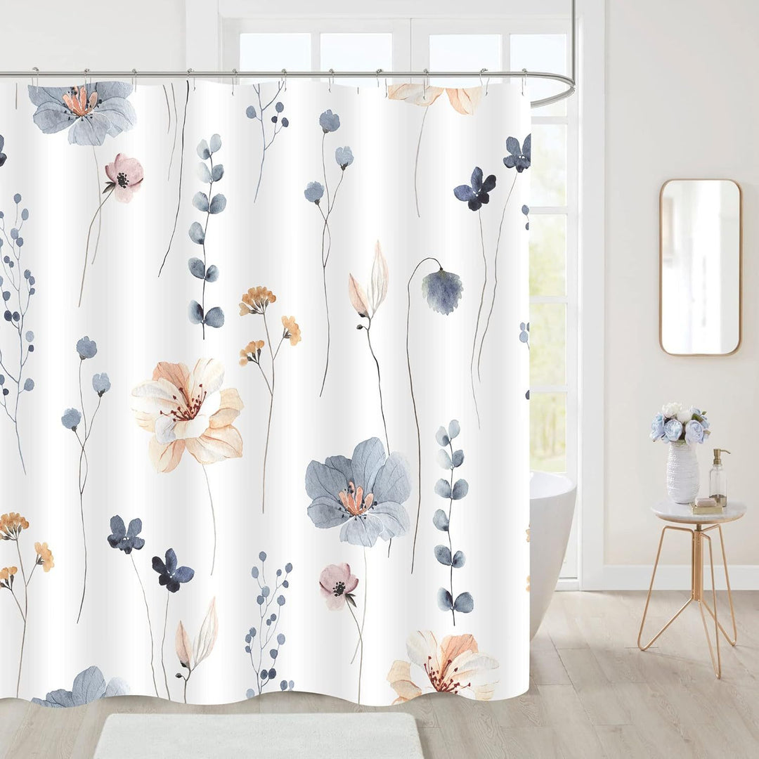 Blomstertrykt Dusjforheng Skanto