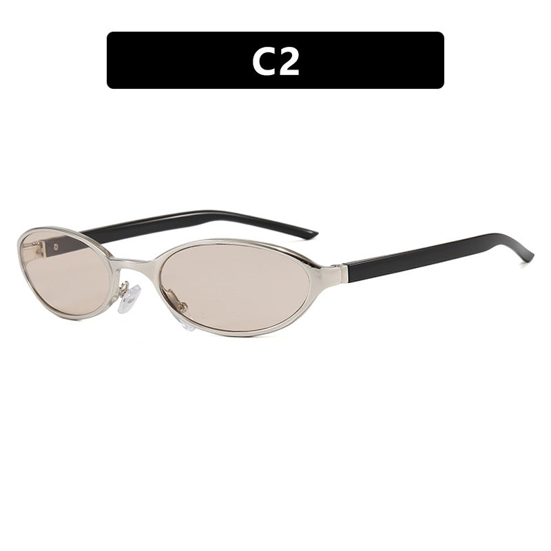 Women's elegant sunglasses with protective UV filter and narrow frame Skanto