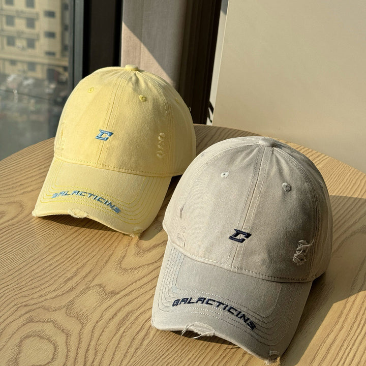 Herre Slitt Denim Baseball Caps Skanto