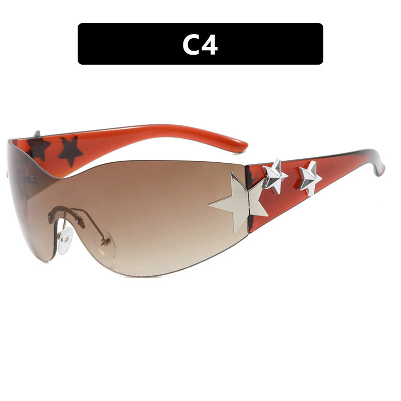Women's trendy sunglasses with unique star design Skanto