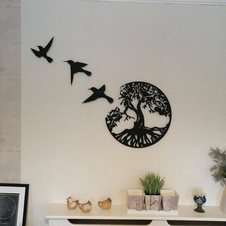 Skanto | Black Metal Wall Art Home Decor