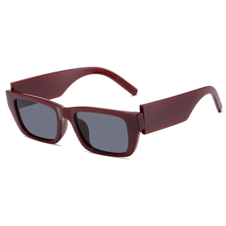 Dame moteriktig rektangulær solbrille i innovativ design Skanto