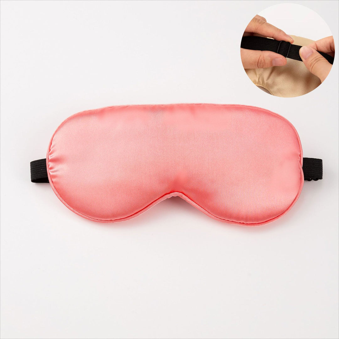 Unisex nano ergonomisk sovemaske med justerbart elastisk bånd og myk satinoverflate Skanto
