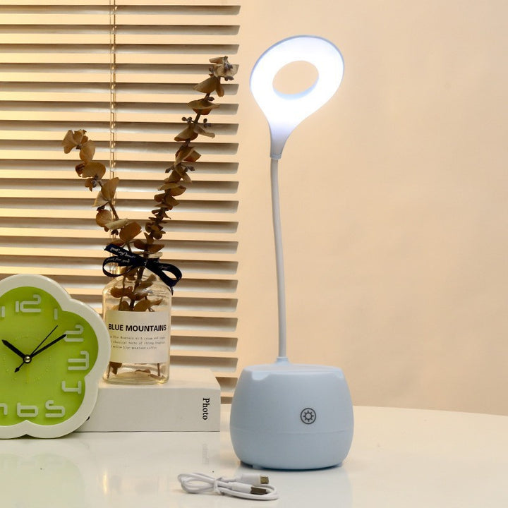 Dame LED skrivebordslampe med fleksibel arm Skanto