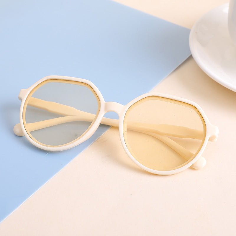 Dame moteriktig åttekantet solbrille Skanto