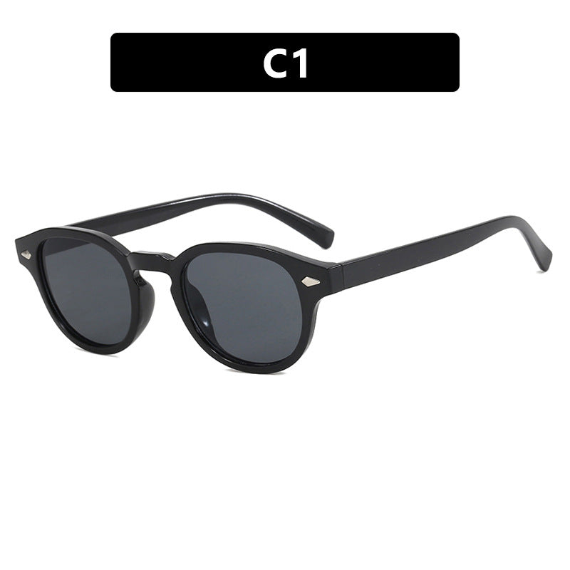 Women's round sunglasses with elegant design and UV protection Skanto
