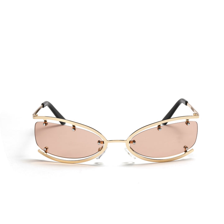 Dame moterik solbrille med unik ramme konstruksjon Skanto