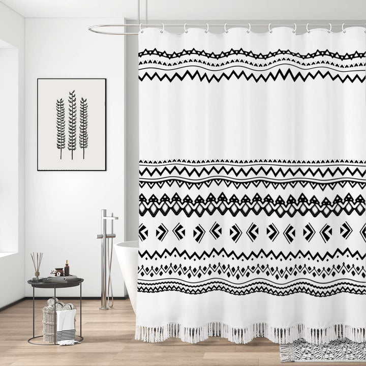 Artisan Stripe Duschgardin Skanto