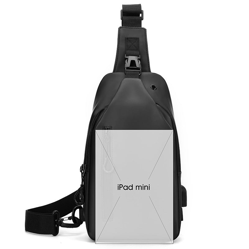 Unisex Sling Backpack med allsidige rom og justerbart bæresystem Skanto