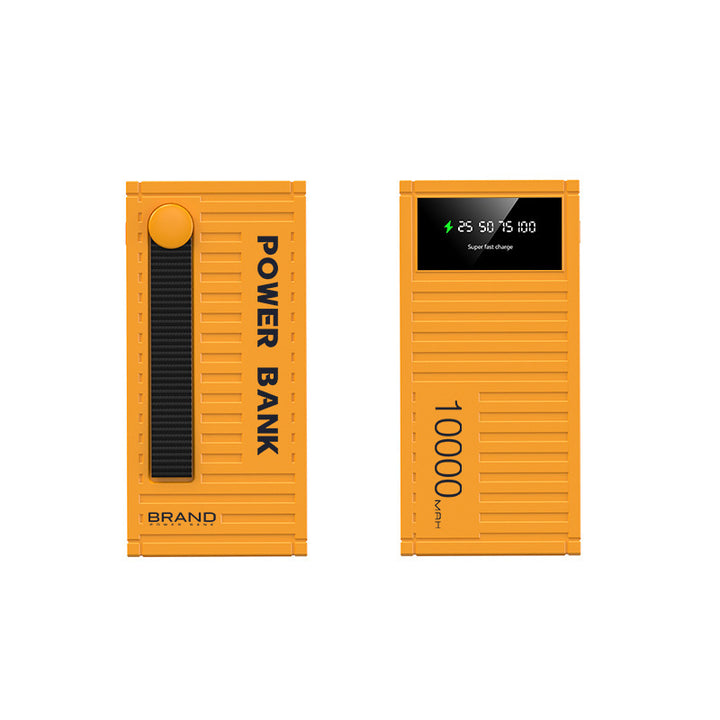 Kompakt powerbank med LED-display og hurtigladefunksjon Skanto