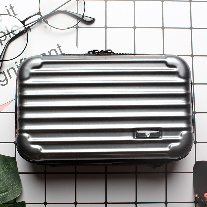 Unisex Slim Hard Shell Cosmetic Storage Case Skanto