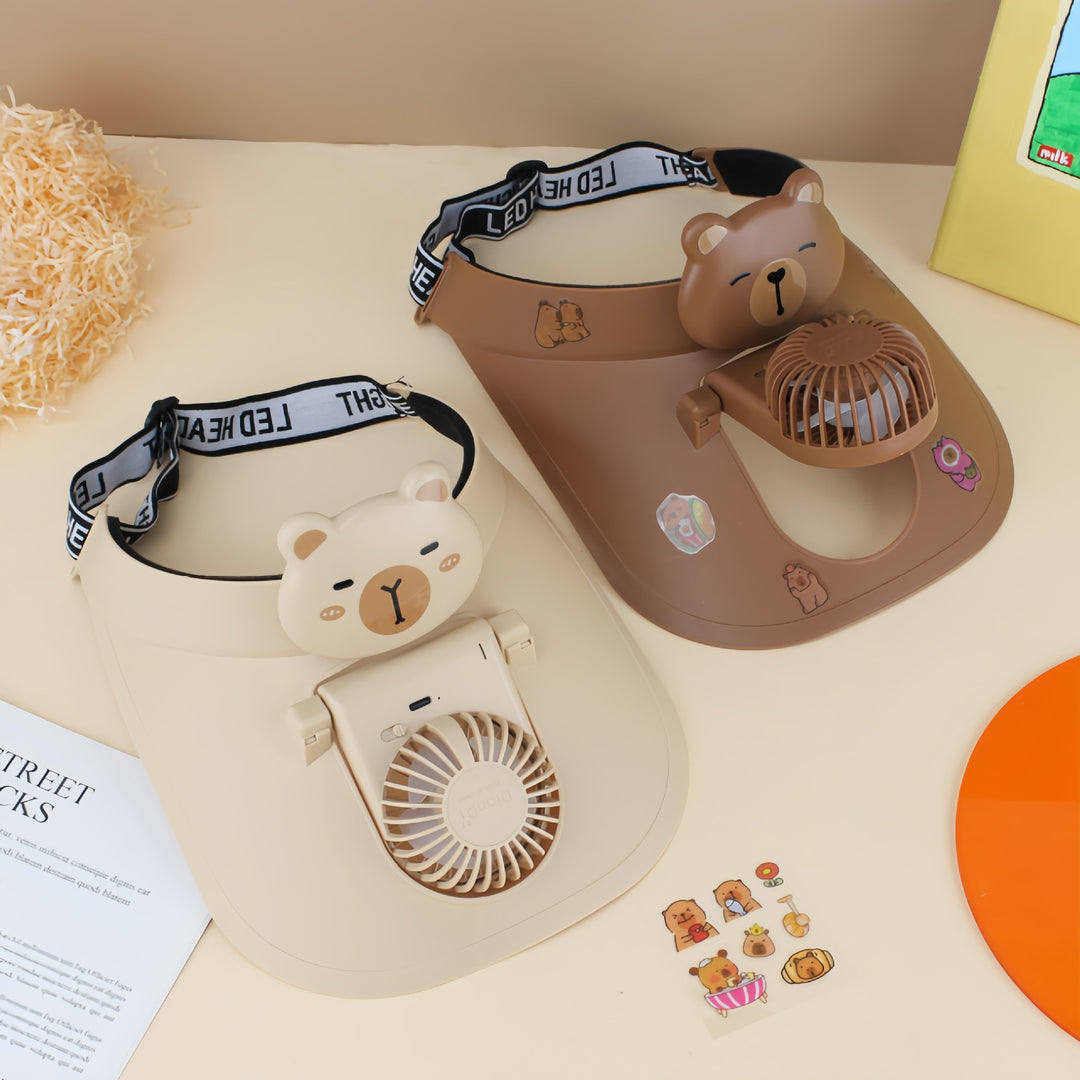 Kvinner Bærbar USB Håndvifte med Lekent Panda Design Skanto