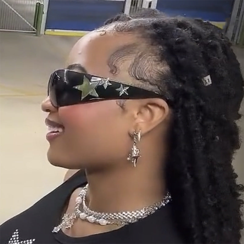 Women's trendy sunglasses with unique star design Skanto