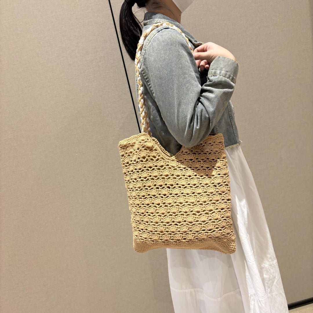 Håndkniplet Shopper Bag Skanto