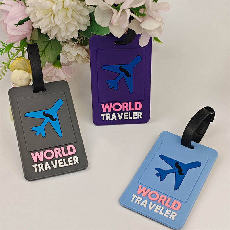 Unisex kreativ bagasjetagger i flydesign Skanto