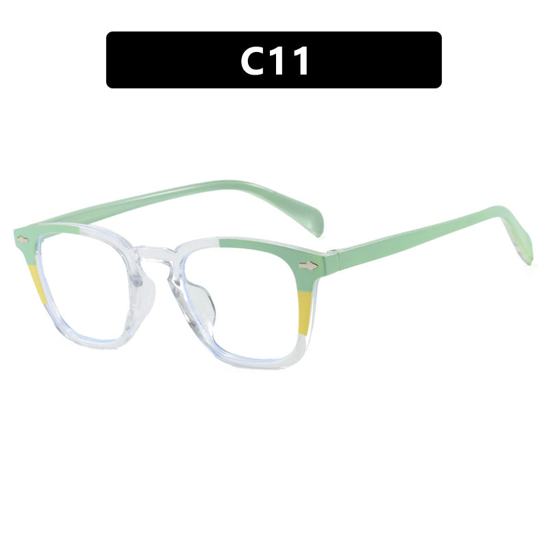 Women's Modern Square Sunglasses with Mirrored UV Protection Skanto