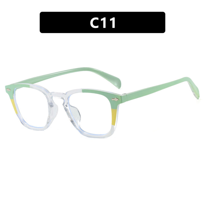 Women's Modern Square Sunglasses with Mirrored UV Protection Skanto