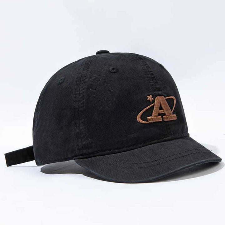 Herre Casual Brodert Canvas Caps Skanto