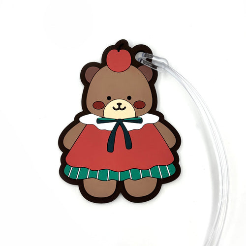 Unisex Cute Bear Luggage Tag Skanto